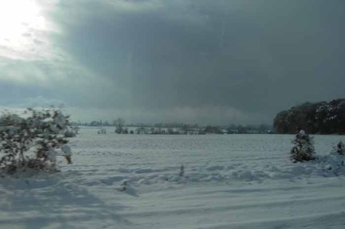 Serendou sous la neige